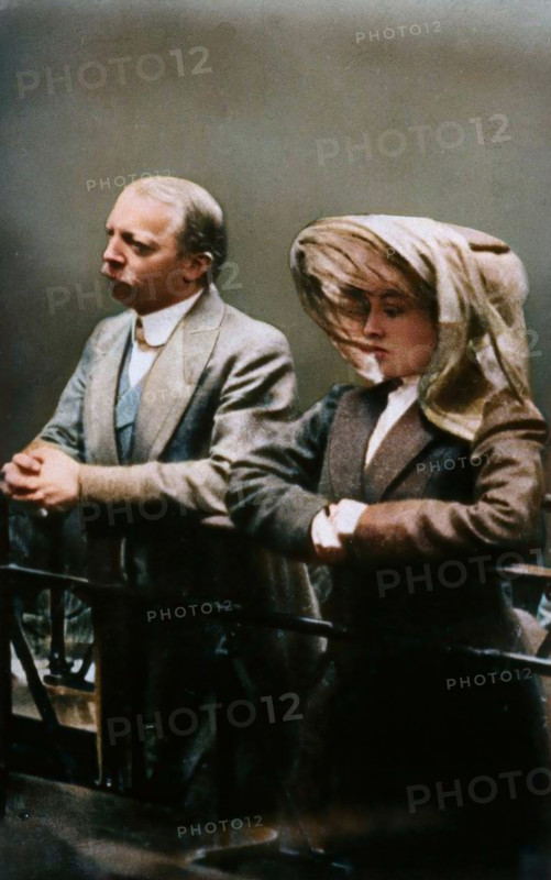 Hawley Harvey Crippen and Ethel Le Neve, 1910. Creator: George Arthur Barrett.