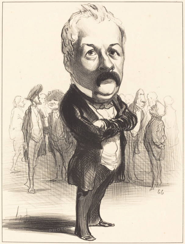 Gustave Sautayra, 1849. Creator: Honore Daumier.