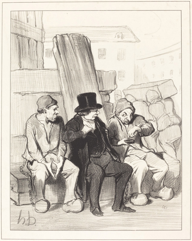 - Ainsi, donc mon ami, à vingt deux ans..., 1844. Creator: Honore Daumier.