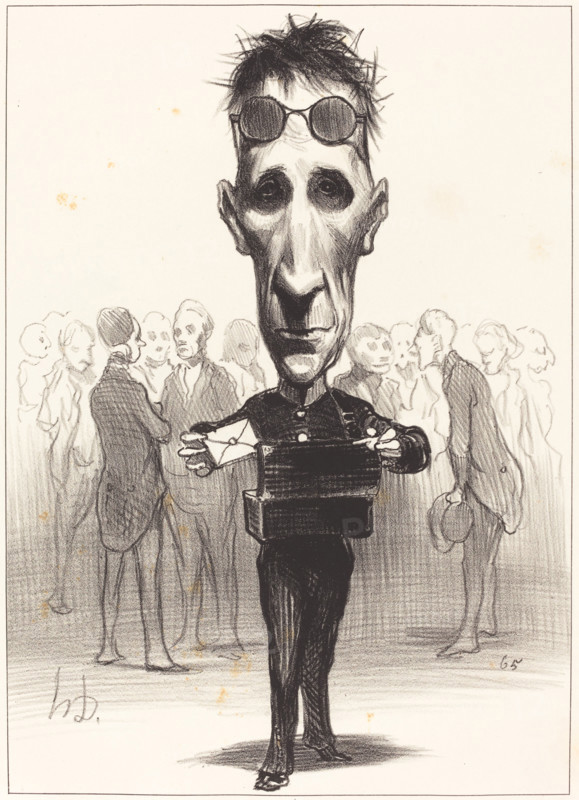 Félix Saint-Priest, 1849. Creator: Honore Daumier.