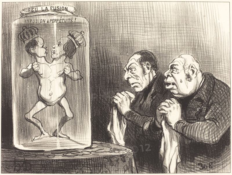 Regrets Superflus!, 1851. Creator: Honore Daumier.