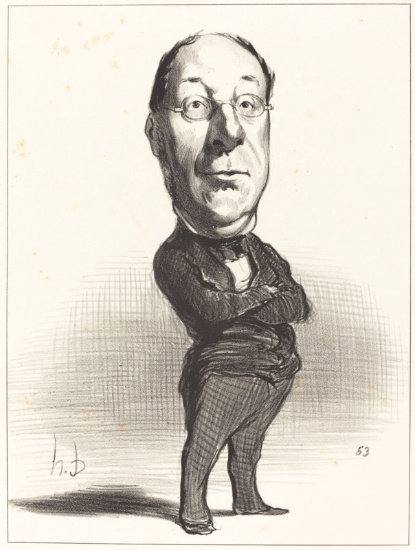 J.-B. Gustave de Laboulie, 1849. Creator: Honore Daumier.