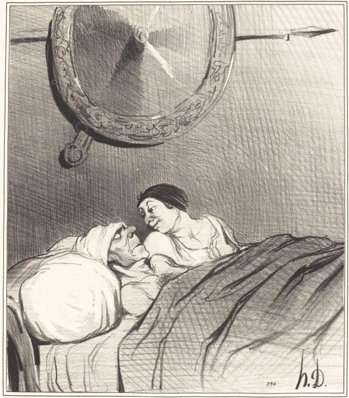 Ulysse et Pénélope, 1842. Creator: Honore Daumier.