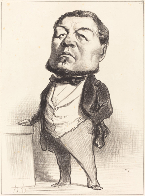 F.J. Ducoux, 1849. Creator: Honore Daumier.