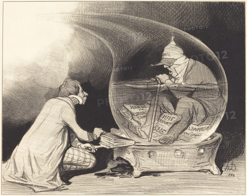 Le Rajeunissement du Constitutionnel..., 1844. Creator: Honore Daumier.