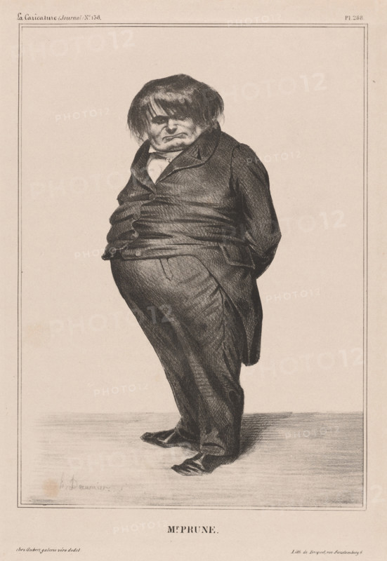 Docteur Prunelle, 1833. Creator: Honore Daumier.
