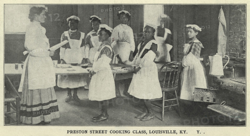 Preston Street cooking class, Louisville, K.Y, 1910. Creator: Unknown.