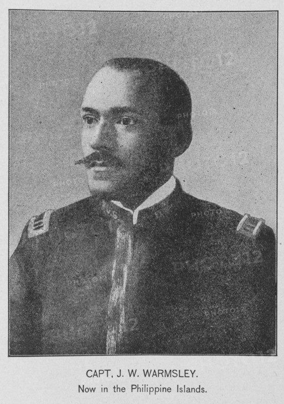 Capt. J.W. Warmsley; Now in the Philippine Islands, 1902. Creator: Unknown.