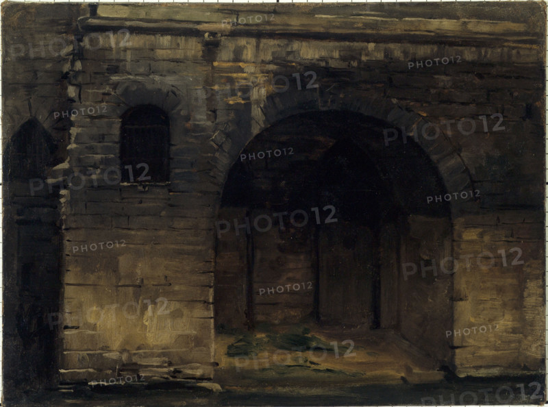 Vaults of the Hotel-Dieu in 1874, (1874). Creator: Lucien Etienne Melingue.