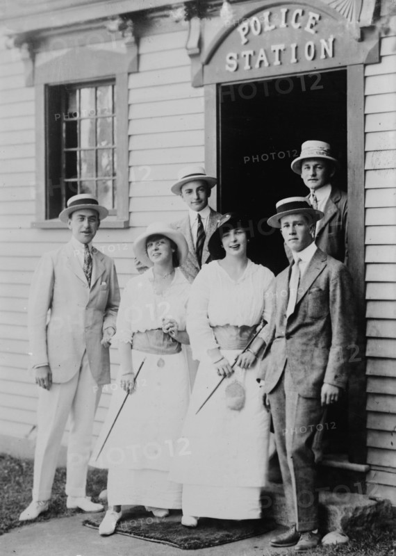 St. Cyr Party - Bar Harbor, Maine, c1914. Creator: Bain News Service.
