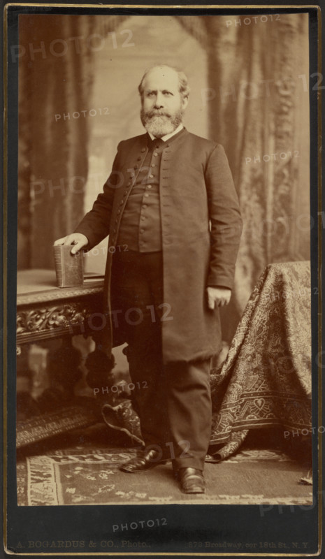 Portrait of a man, 1872-1884. Creator: Abraham Bogardus.