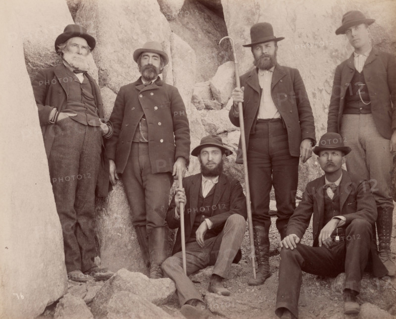 Portrait-Davidson, Gilbert, Finley, Winston, Morse, Edmonds, 1890. Creator: Carleton Emmons Watkins.
