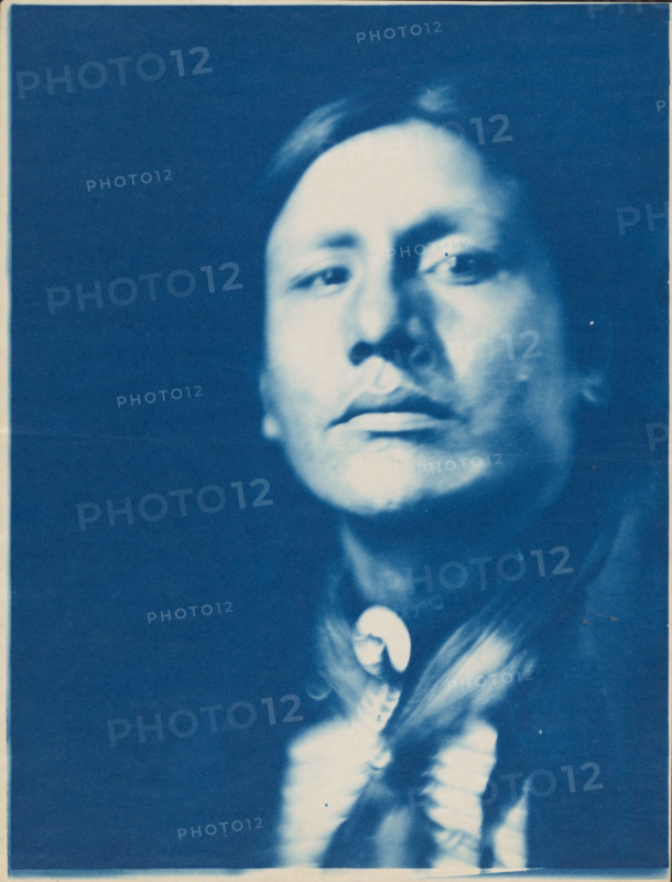 A Sioux Chief, 1898. Creator: Joseph Turner Keiley.