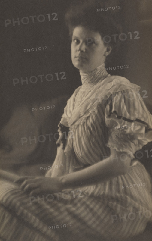 Portrait of a woman, 1900. Creator: Joseph Turner Keiley.