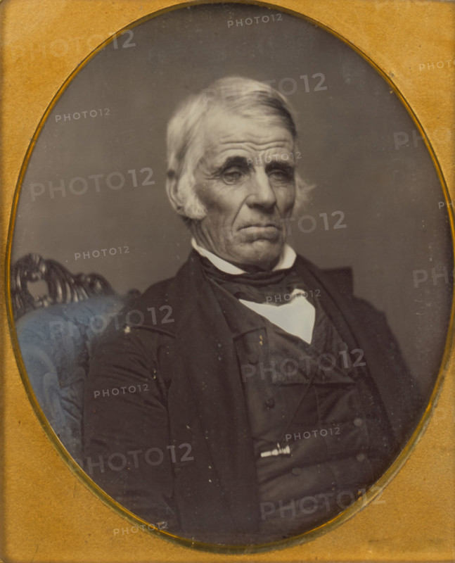 Portrait of a Seated Elderly Man, 1844-1845. Creator: Lorenzo G. Chase.