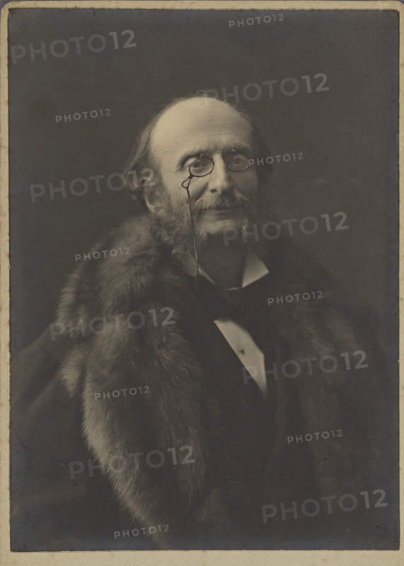 Jacques Offenbach, negative 1875-1879; print 1890-1900. Creators: Nadar, Paul Nadar.