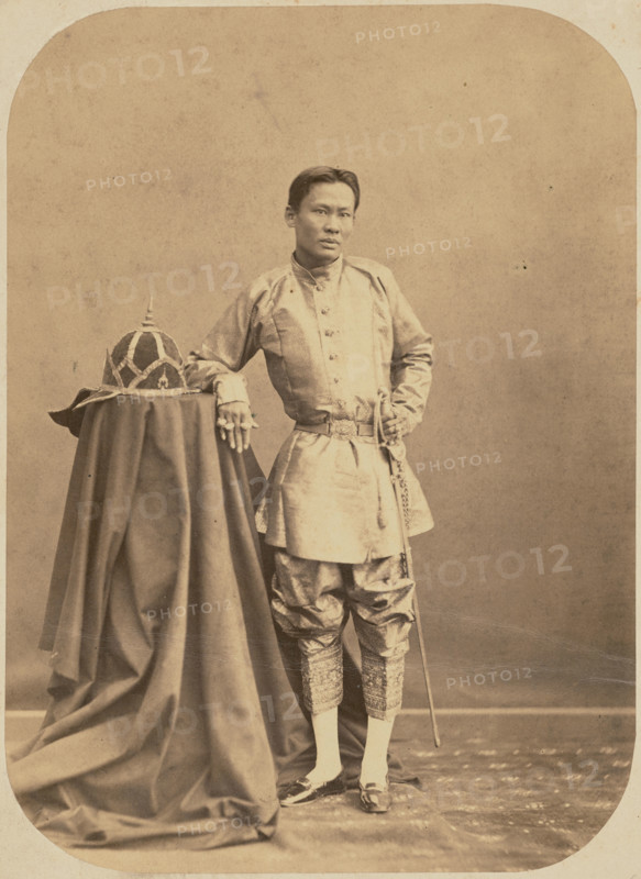 Neveu du 1st Ambassade Siam, 1860-1861. Creator: Nadar.