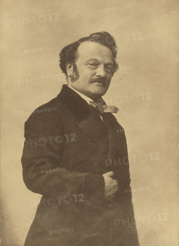 Gilbert Duprez, tenor, opera, 1855-1859.  Creator: Nadar.