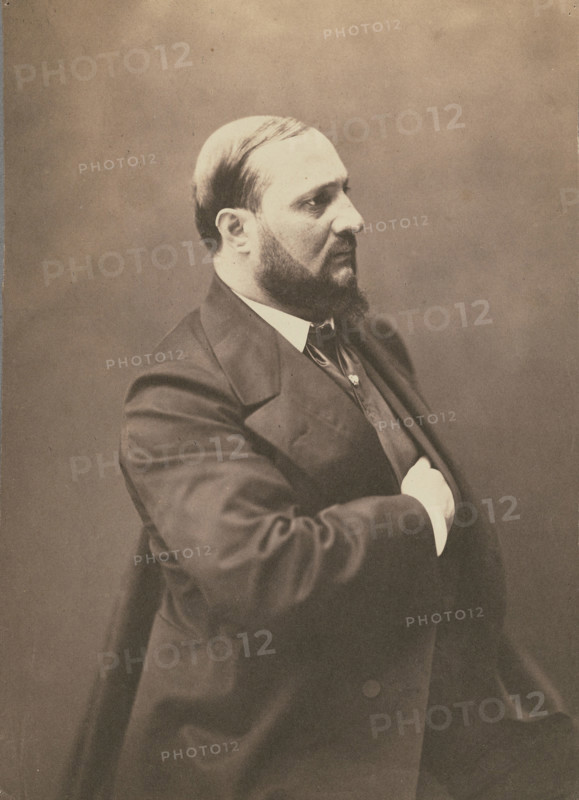 Enrico Tamberlik, tenor, 1855-1859. Creator: Nadar.