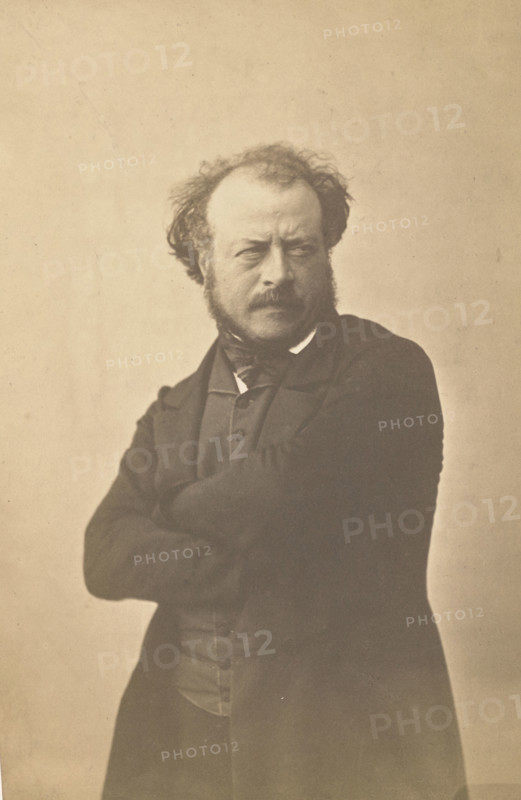 Auguste Préault, 1854-1855. Creator: Nadar.