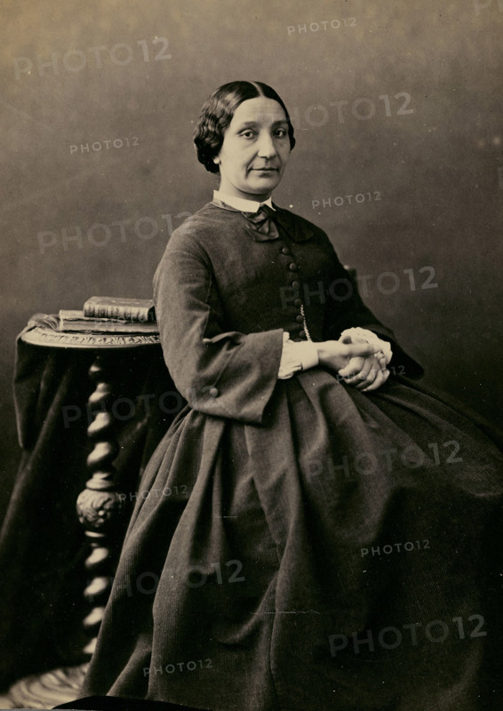 Mlle Elise Veuillot, 1861-1869. Creator: Nadar.