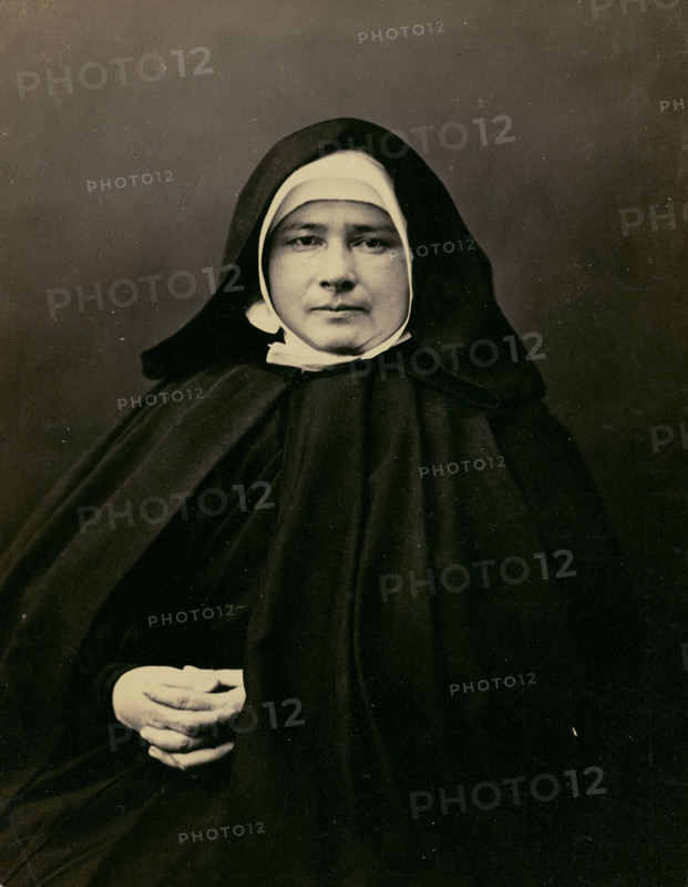 Marie Jamet, Mother Superior of Little Sisters of the Poor, 1860-1865. Creator: Nadar.
