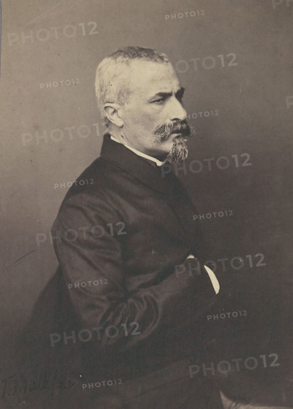Félicien Mallefille, litterateur, 1860-1861. Creator: Nadar.