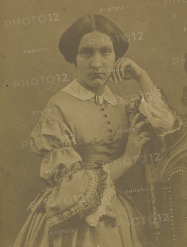 Mlle. Maria Fouquet, 1854-1855. Creator: Nadar.