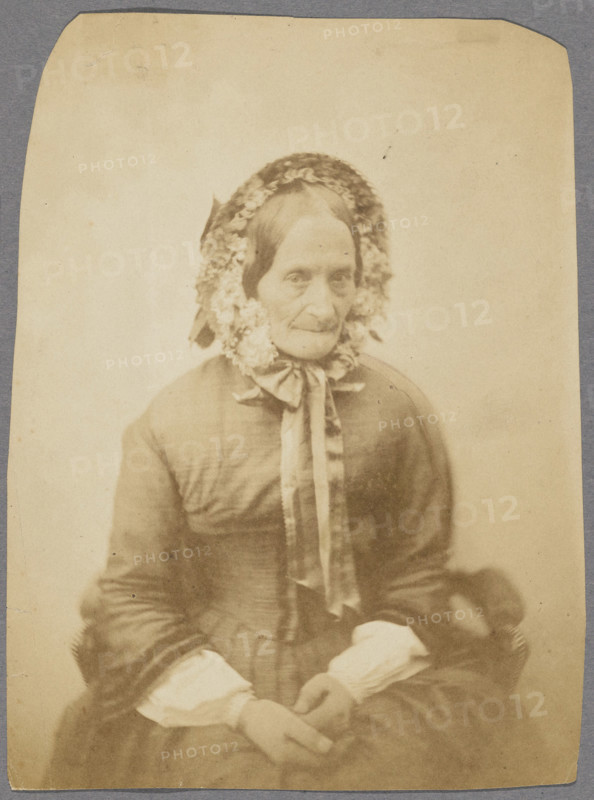 Mme. Augeron, 1854-1855. Creator: Nadar.