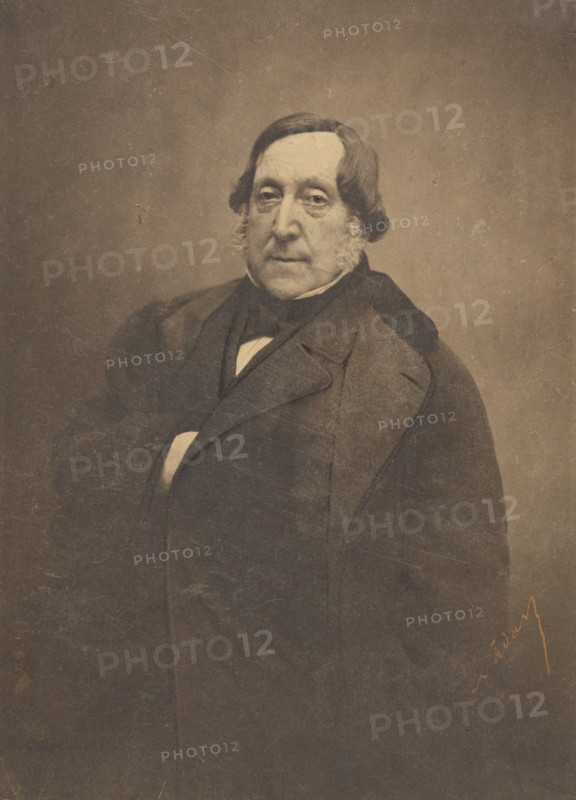 Gioachino Rossini, negative 1855-1856; print 1861-1869. Creator: Nadar.