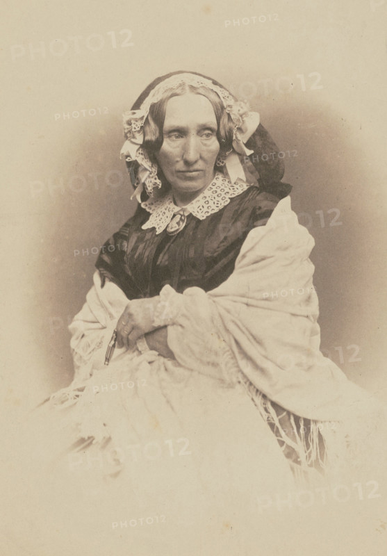 Mme Vernet mére, 1855-1859. Creator: Nadar.
