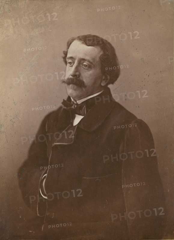 Paul de Saint-Victor, littérateur, negative 1855-1859; print 1870-1879. Creator: Nadar.