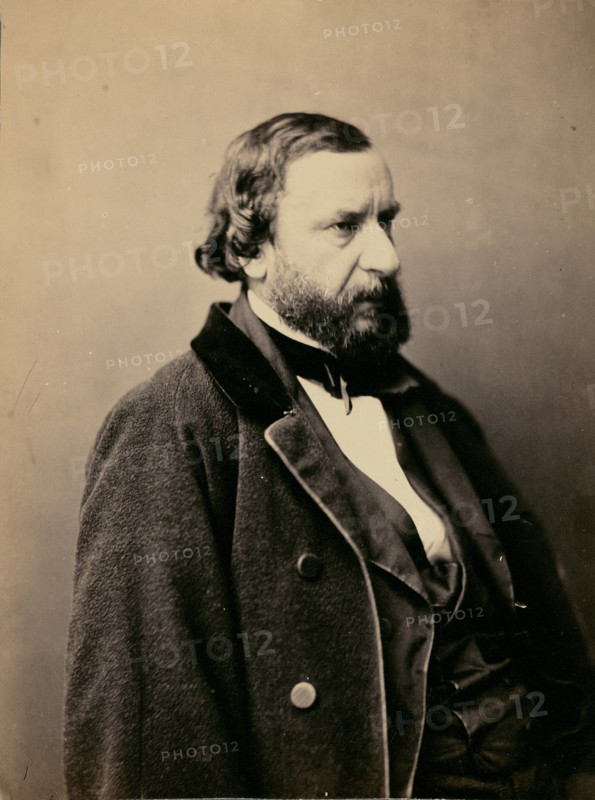 Constant Troyon, peintre paysagiste, 1861-1865. Creator: Nadar.