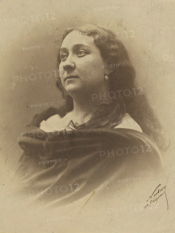 Susanne Lagier, artiste dramatique, 1855-1859. Creator: Nadar.