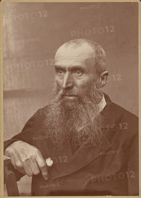 Portrait of a man with sideburns and a beard, 1880-1890. Creator: Paul Nadar.