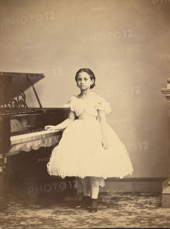 Teresa Carreño, about 1862. Creator: Studio of Mathew B Brady.