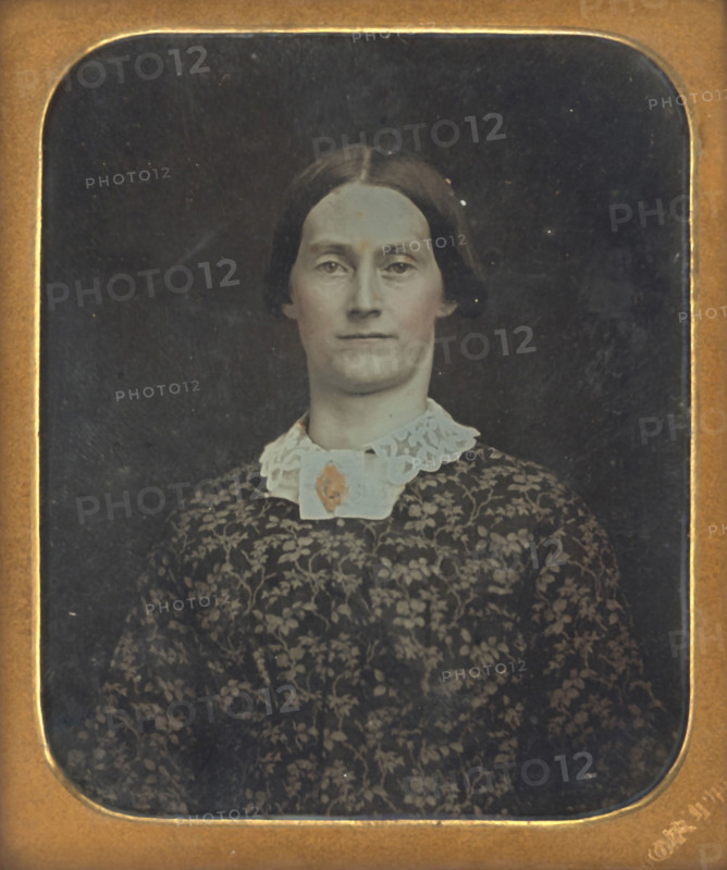 Portrait of a Seated Young Woman, about 1850-1855. Creator: William C North.