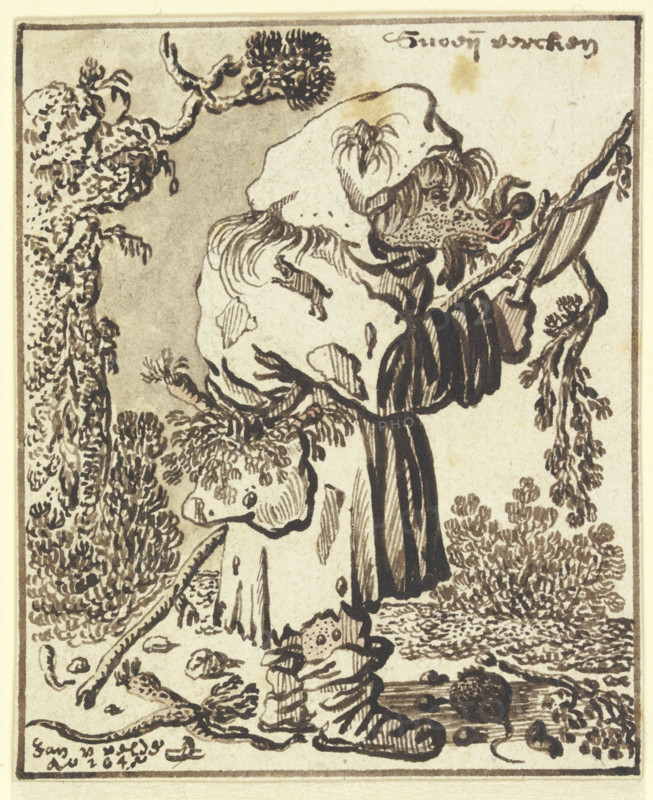 Snoeji varcken, 1645. Creator: Jan Jansz van de Velde.