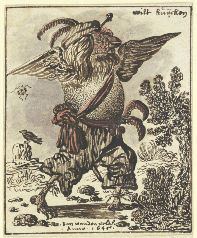 Wilt kuijken, 1645. Creator: Jan Jansz van de Velde.