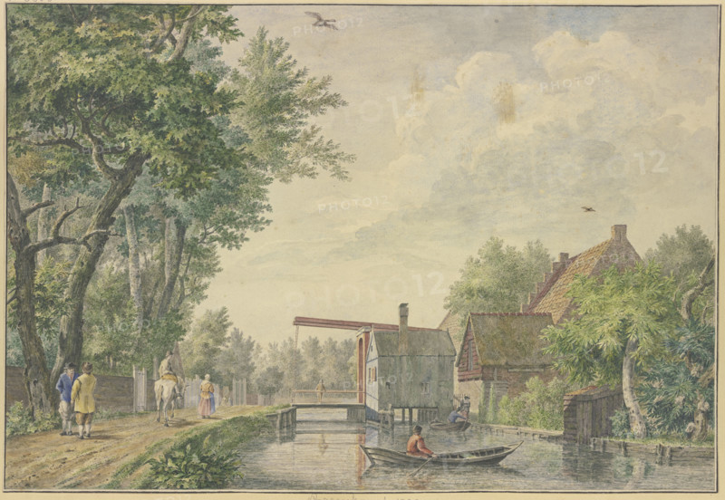 View of Baambrugh, 18th century. Creator: Johannes de Bosch.