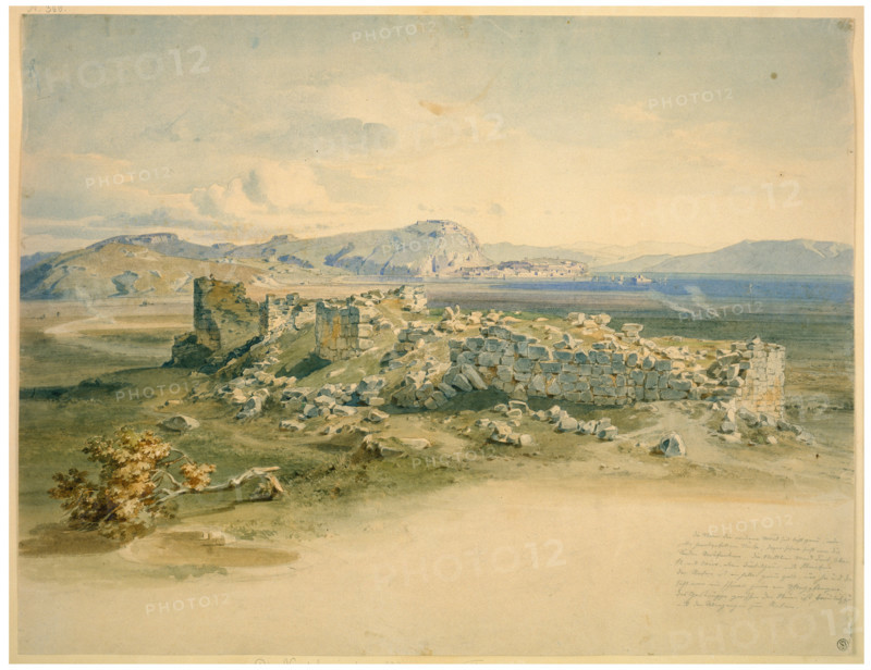 Tiryns, 1834. Creator: Carl Rottmann.