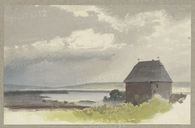 House in the Rheingau, c1844-1845. Creator: Carl Theodor Reiffenstein.