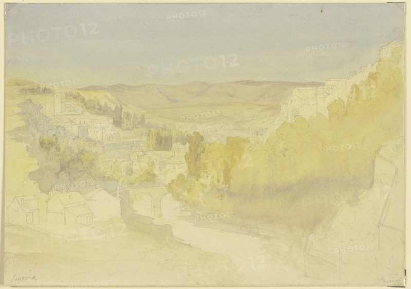 Landscape near Segovia, 19th century. Creator: Karl Peter Burnitz.