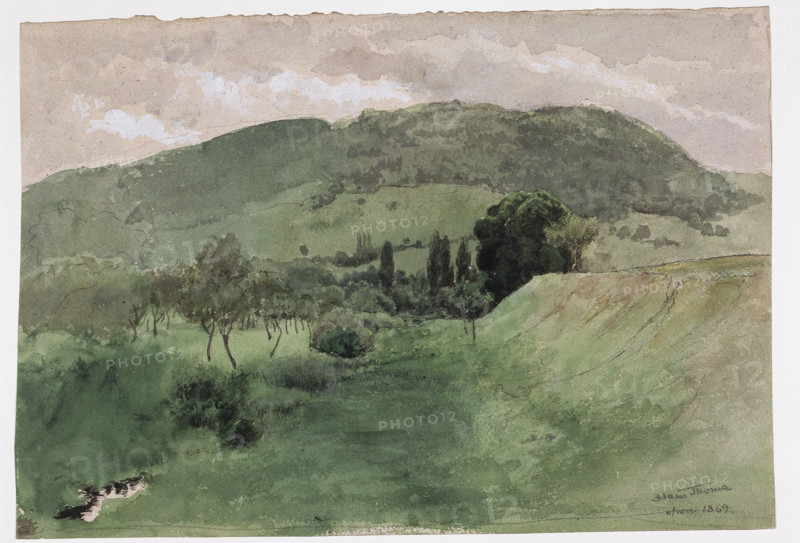 Landscape in the Black Forest, c1869. Creator: Hans Thoma.