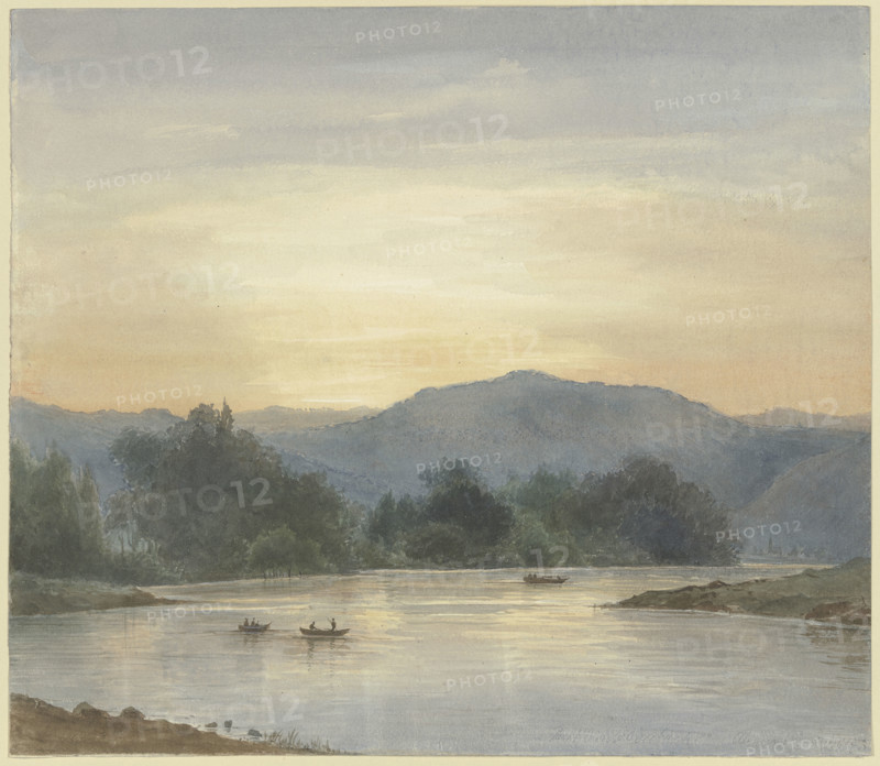 The Main near Kleinheubach, 1873. Creator: Ernst Morgenstern.