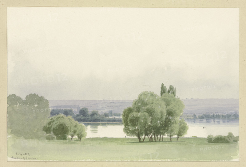 Landscape near Reichartshausen, 1863. Creator: Carl Theodor Reiffenstein.