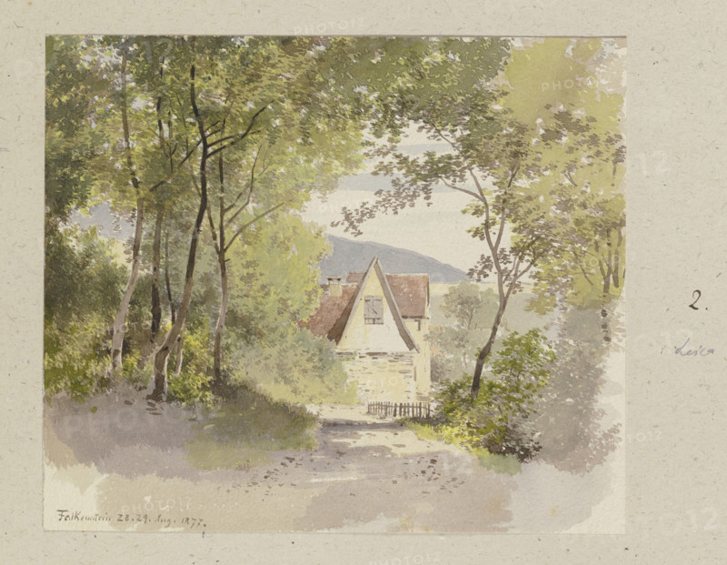 House in Falkenstein, 1877. Creator: Carl Theodor Reiffenstein.