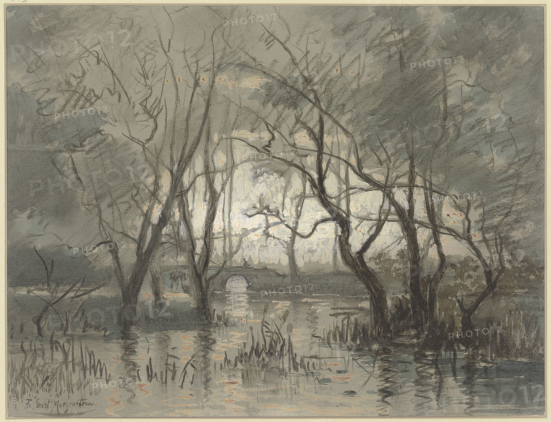 At the Wasserhof near Oberrad, c1880-1900. Creator: Ernst Morgenstern.