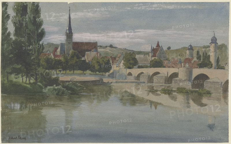 Ochsenfurt am Main, c1870-1900. Creator: Albert Lang.