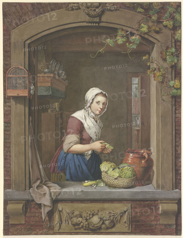 Scullery Maid, 1789. Creator: Jacobus Johannes Lauwers.